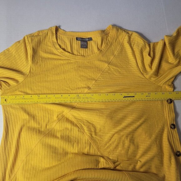 Kate & Mallory Textured Knit Short Sleeve Kaftan Maxi Dress Size 2 XL - Picture 5 of 7